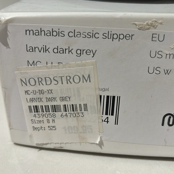 Mahabis Classic Dark Grey Slipper 38 - Picture 5 of 7